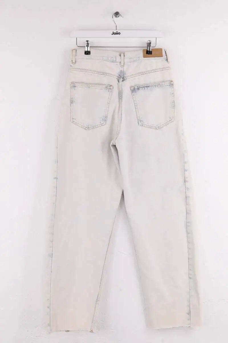 Jean large Sandro Bleu en Coton