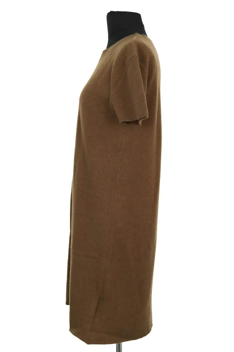 Robe American Vintage Marron en Laine