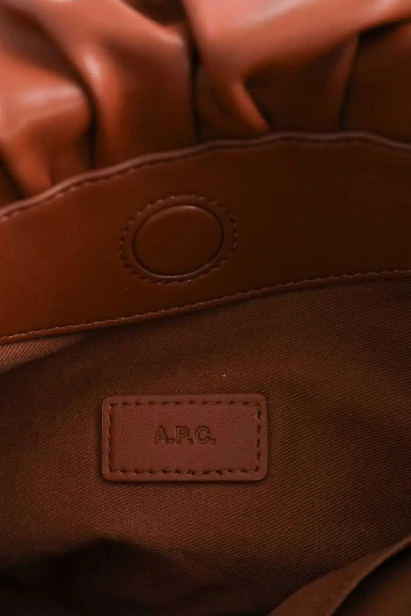 Sac à main APC Ninon Marron en Cuir