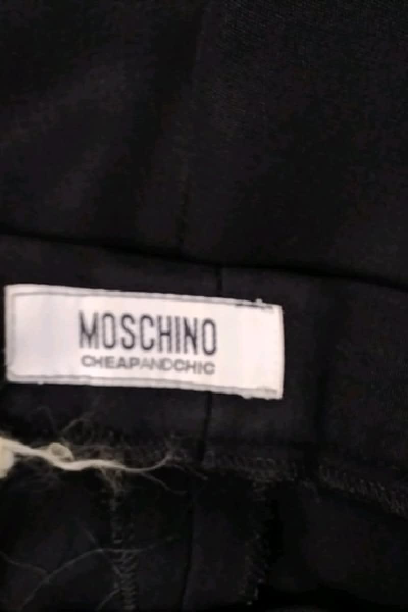Pantalon droit Moschino  Noir
