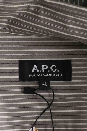 Chemise APC Vert en Coton
