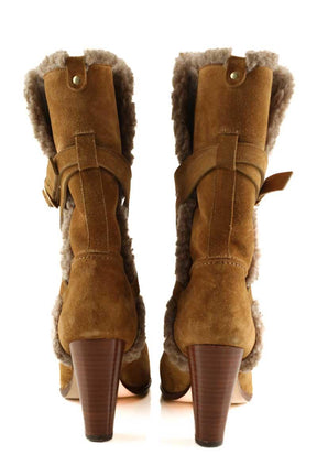 Boots fourées Vanessa Bruno  Marron