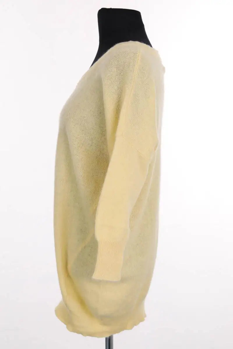 Pull Notshy Jaune en Cachemire