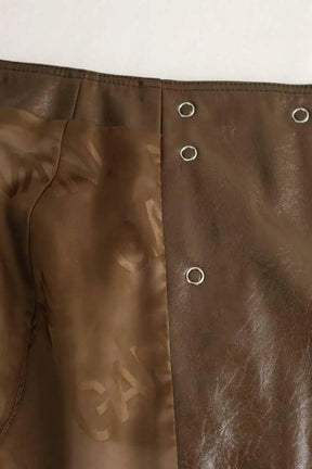 Mini jupe Ganni  Marron