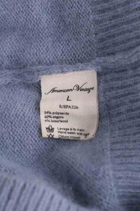 Pull American Vintage Bleu en Synthétique