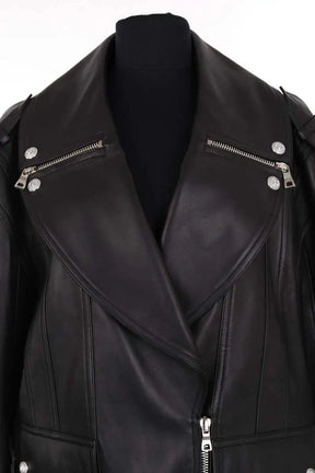 Veste Balmain Noir en Cuir
