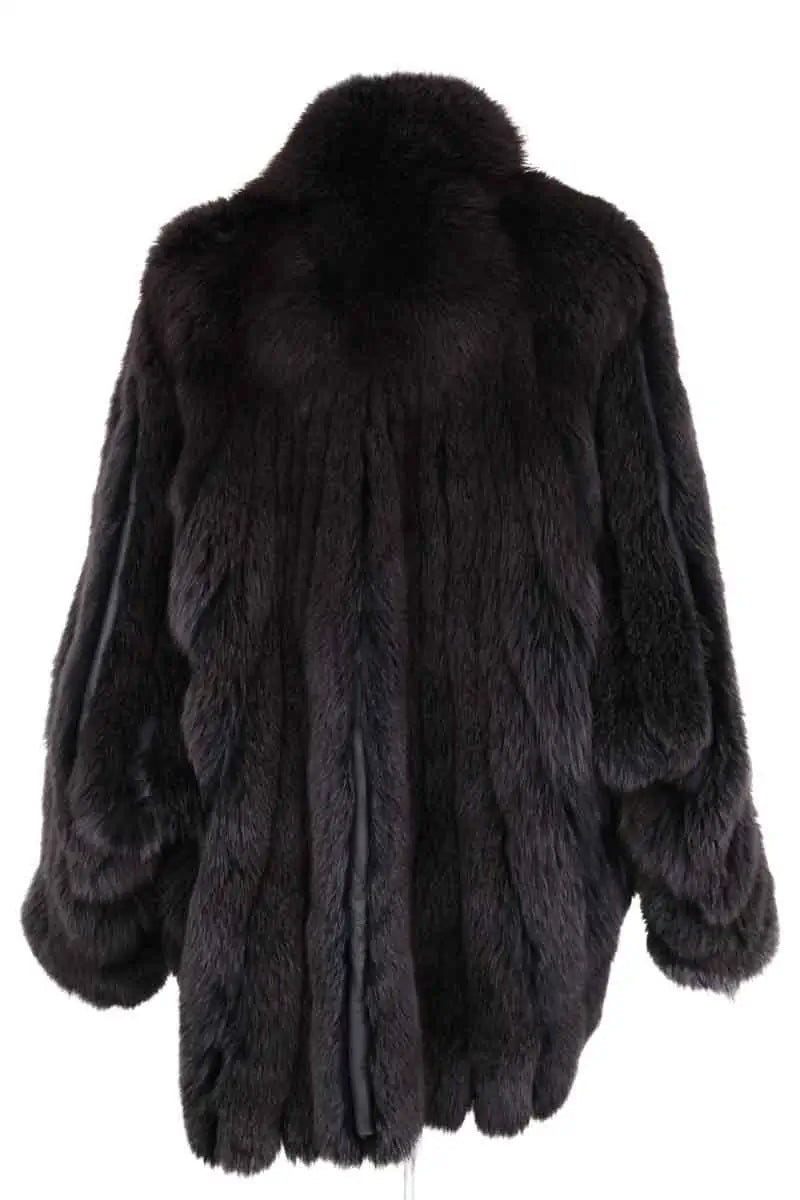Manteau Other Brand Noir en Fourrure
