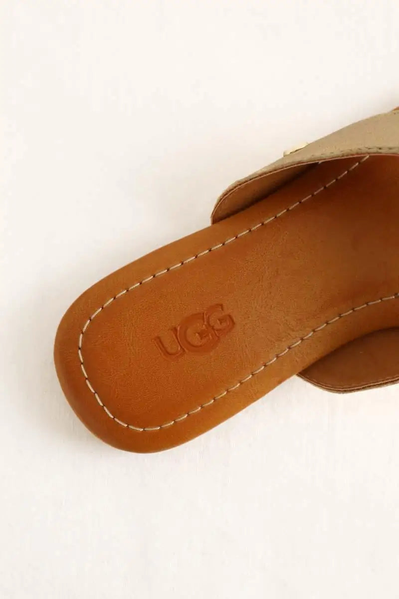 Tongs Ugg  Marron