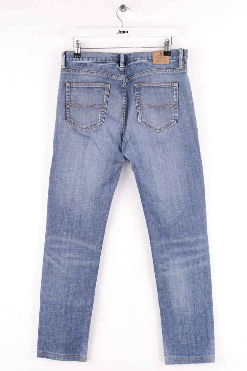 Jean droit Ralph Lauren Bleu en Coton