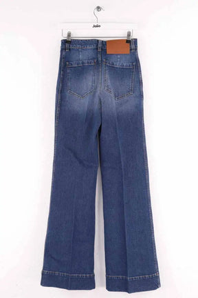 Jean bootcut Victoria Beckham Bleu en Coton
