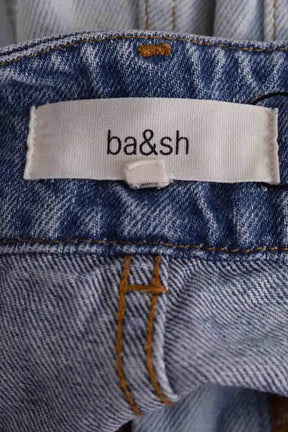 Jean droit Ba&Sh Bleu en Coton