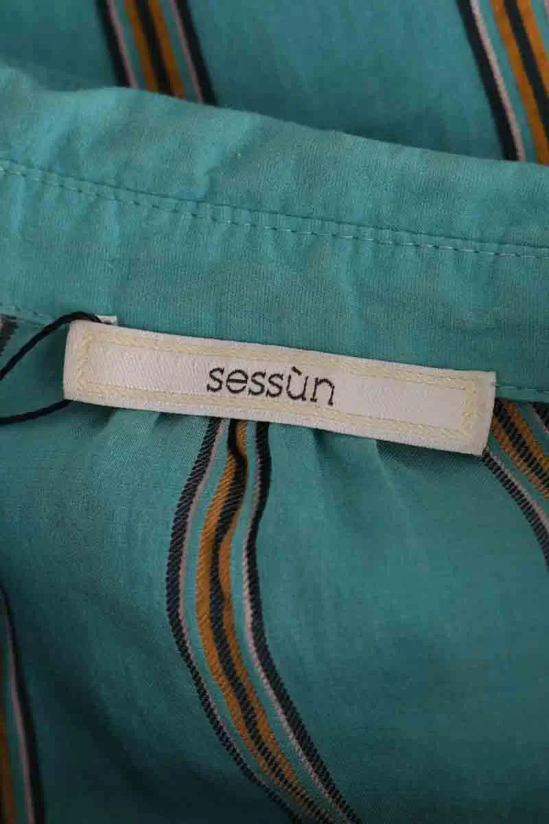 Chemise Sessun Bleu en Coton