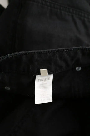 Jean large Tresse  Noir