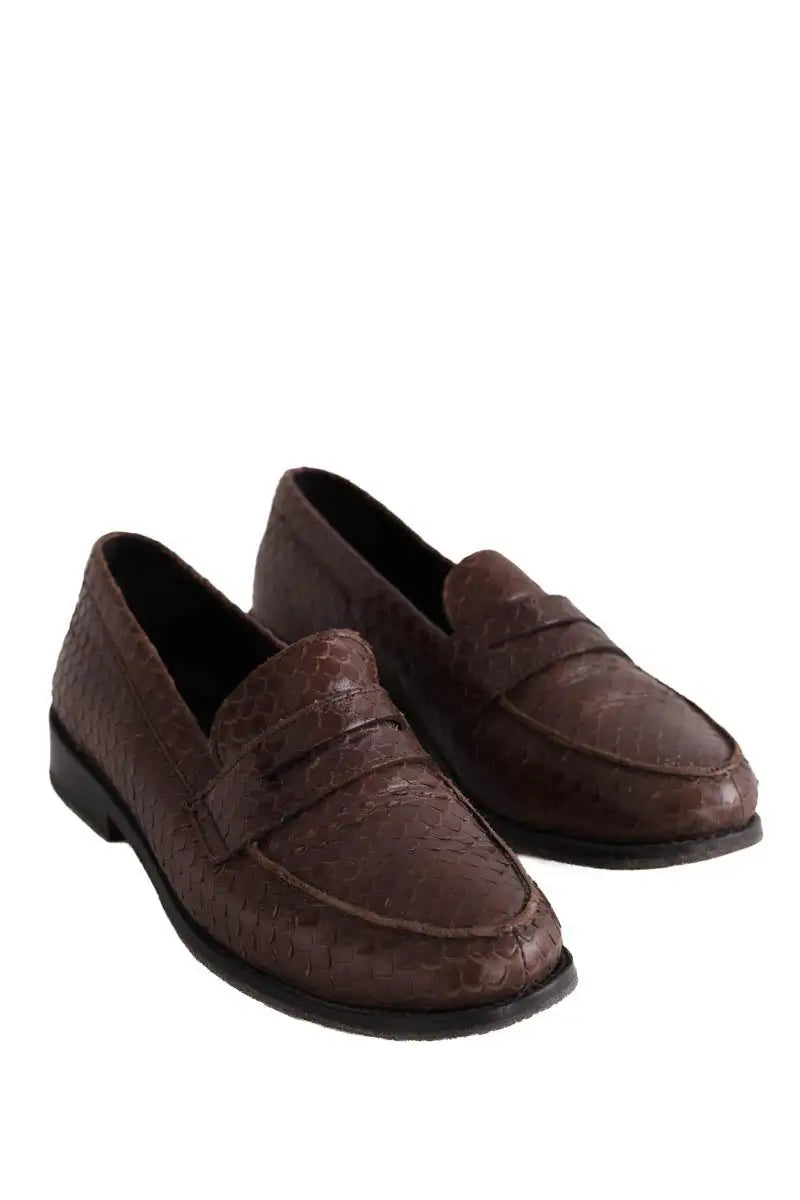 Mocassins Roseanna Marron en Cuir
