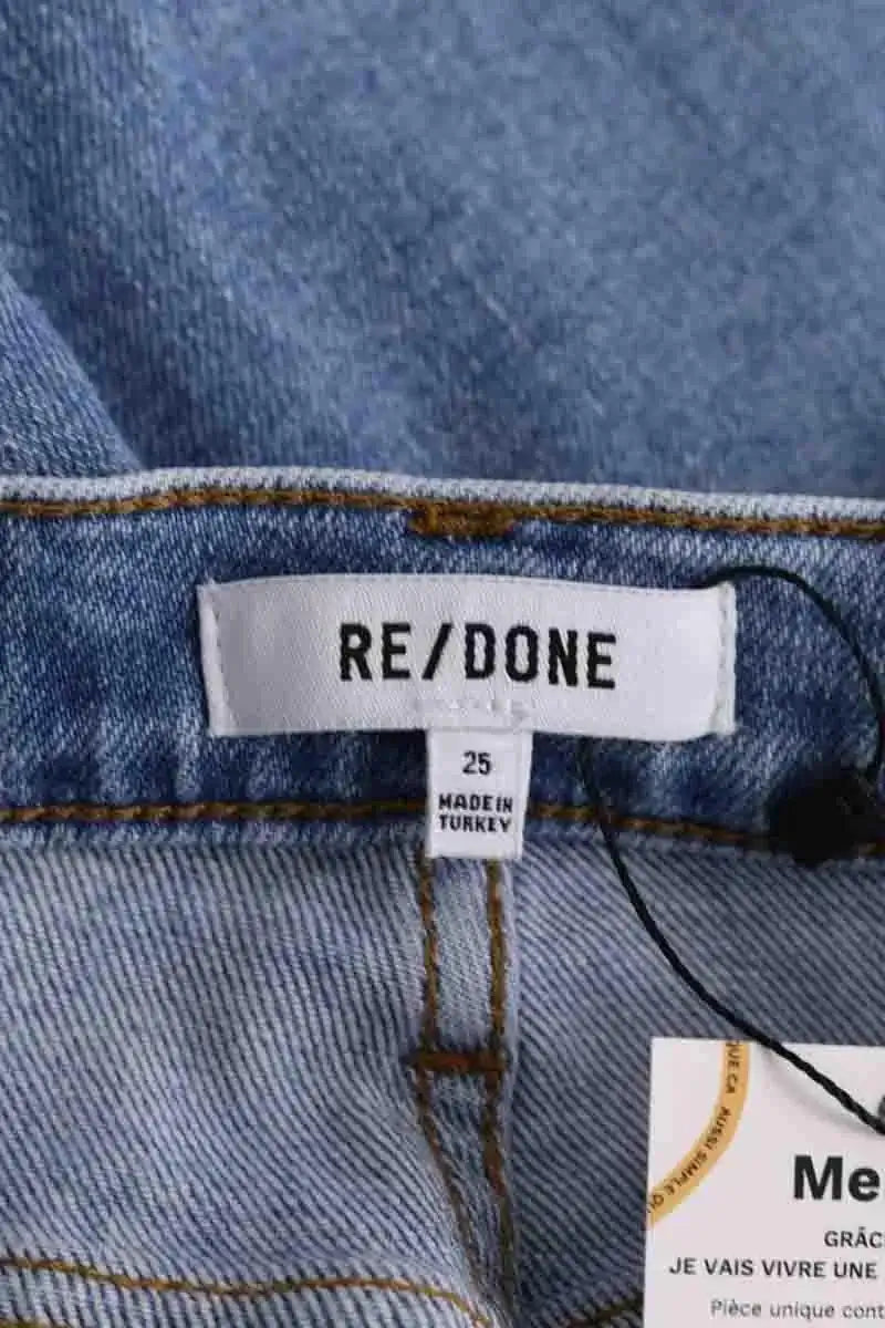 Jean slim RE/DONE Bleu en Coton