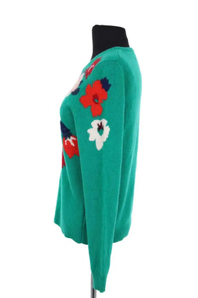 Pull Eric Bompard Vert en Cachemire
