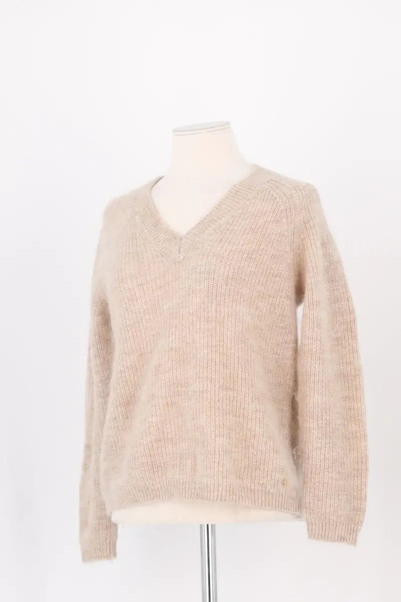 Pull Des Petits Hauts Beige en Laine