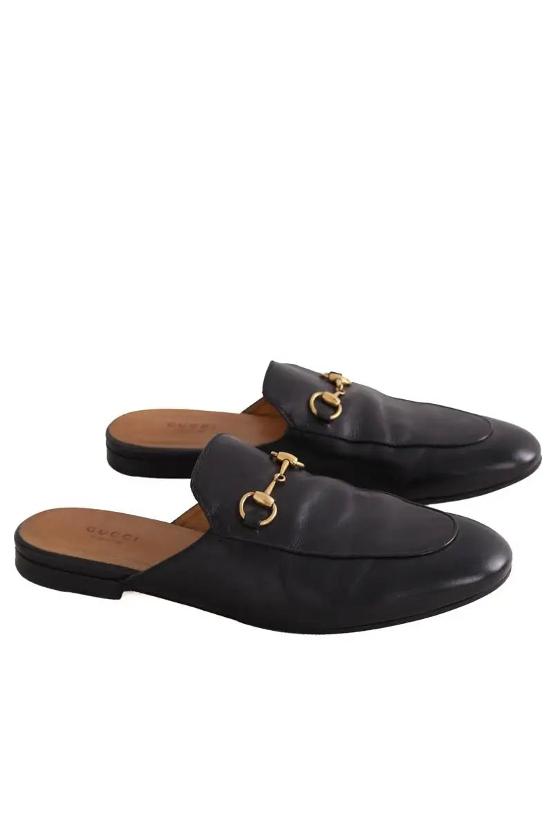 Mules Gucci Noir en Cuir