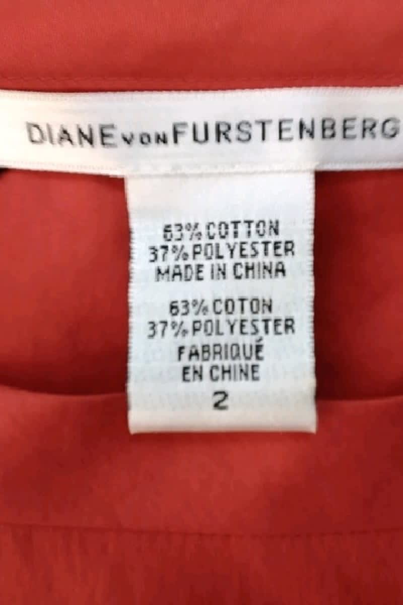 Mi-longueur Diane Von Furstenberg  Rouge