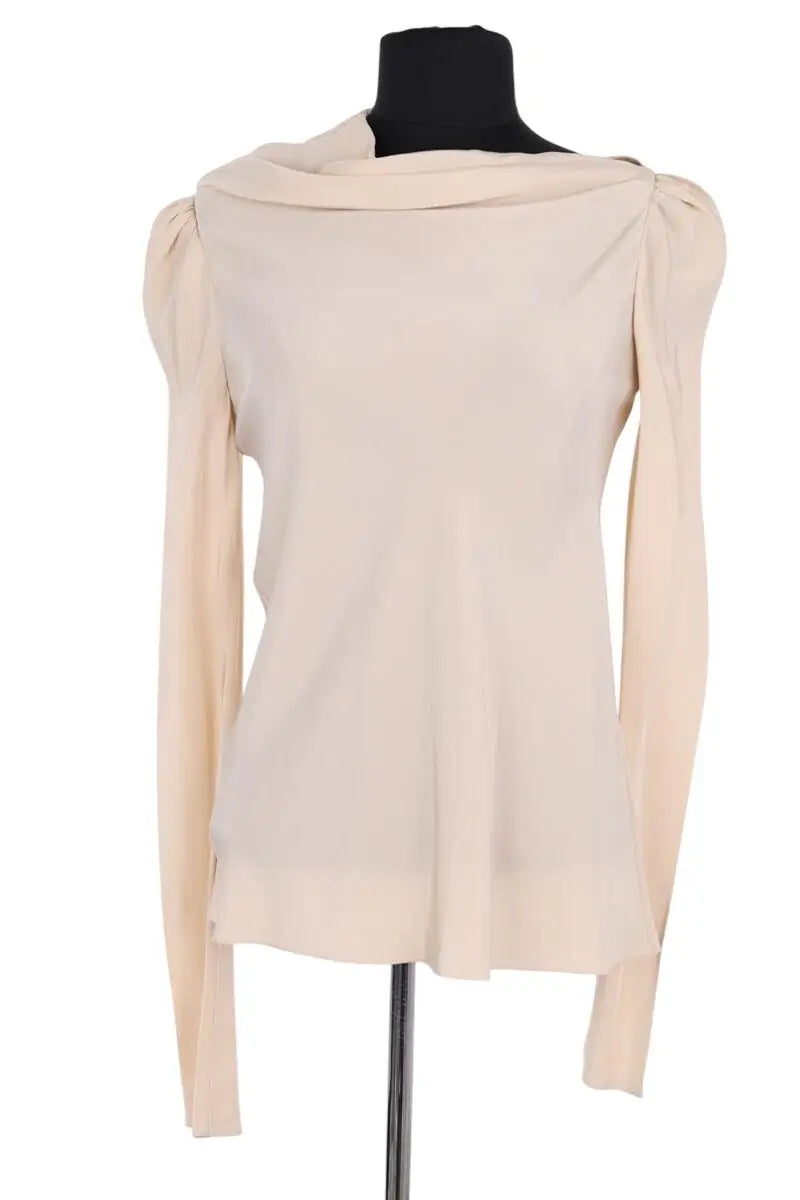 Blouse Vanessa Bruno Beige en Soie, taille S - Seconde Main