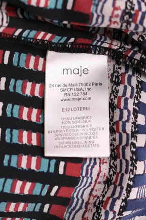 Robe Maje Loterie Noir en Synthétique