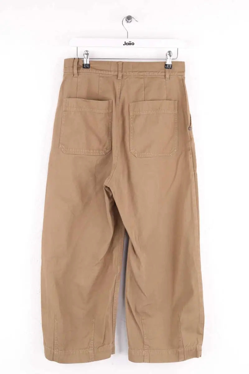Jean large Max Mara Beige en Coton