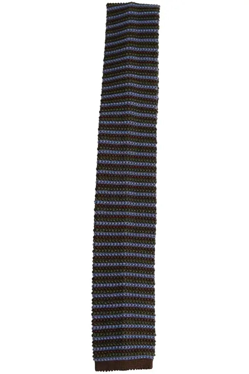 Cravate Hermès Bleu en Soie - Seconde Main
