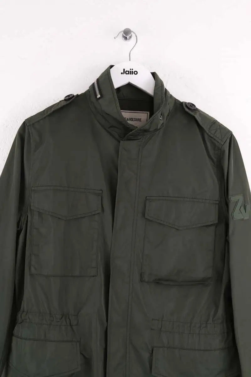 Parka Zadig & Voltaire Kaki en Synthétique