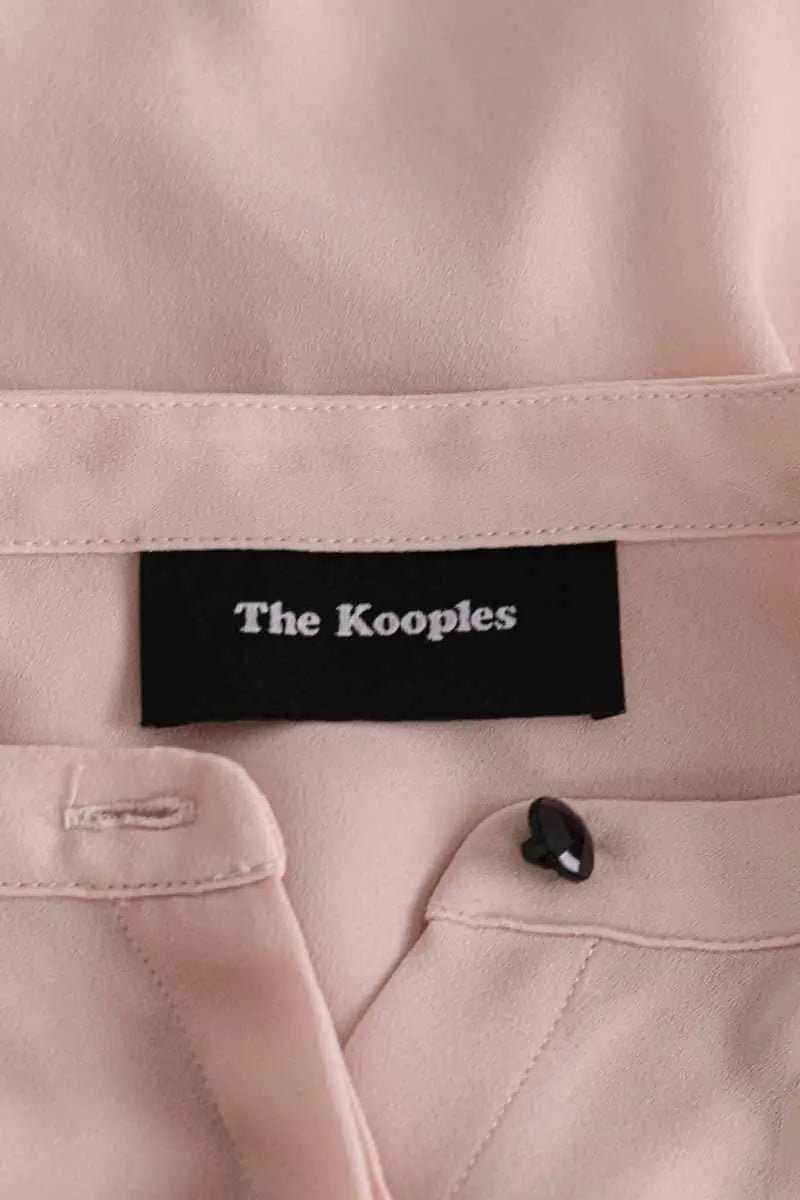 Blouse The Kooples Beige en Synthétique