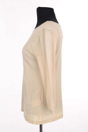 Top American Vintage Beige en Coton