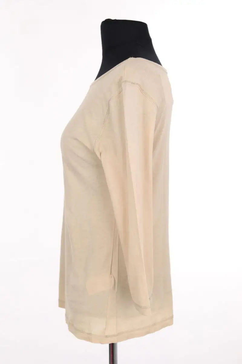 Top American Vintage Beige en Coton
