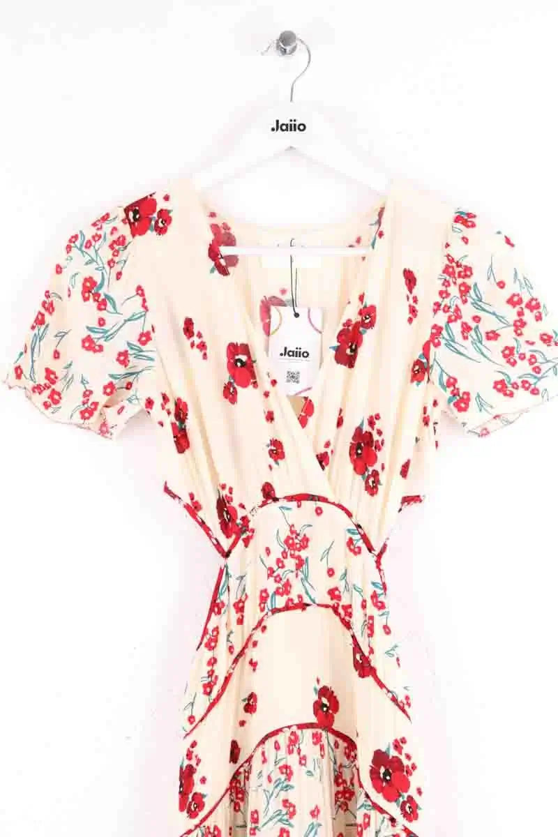 Robe Ba&Sh Ecru en Viscose