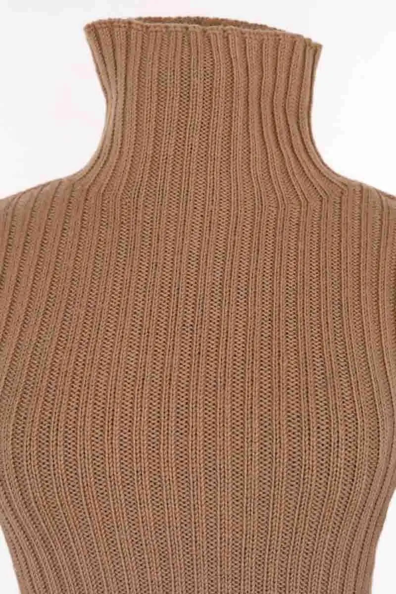 Pull Sportmax Camel en Laine