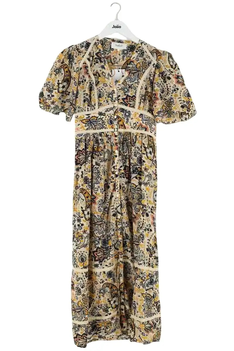 Robe Ba&Sh Jaune en Viscose, taille S - Seconde Main
