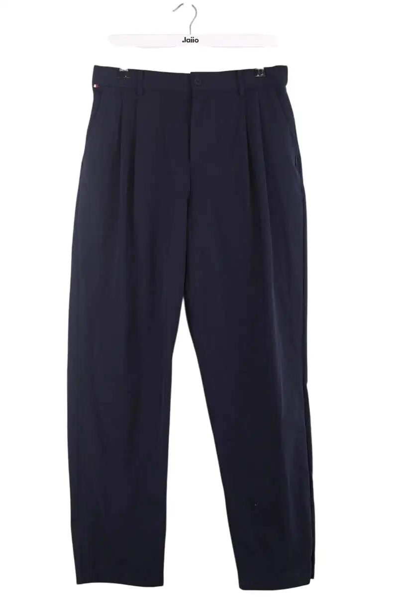 Pantalon large Tommy Hilfiger Marine en Synthétique, taille M - Seconde Main