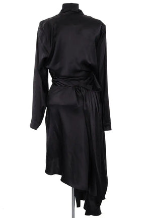 Robe Balenciaga Noir en Soie