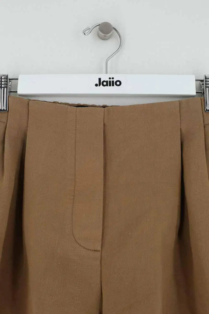Mini short Maje Camel en Coton