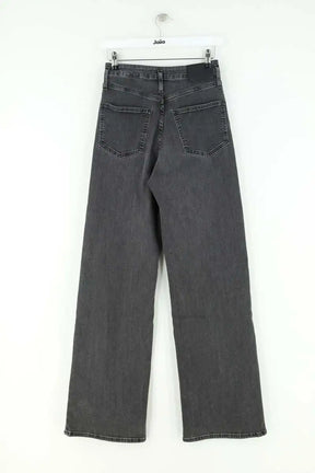 Jean large Maje Noir en Coton