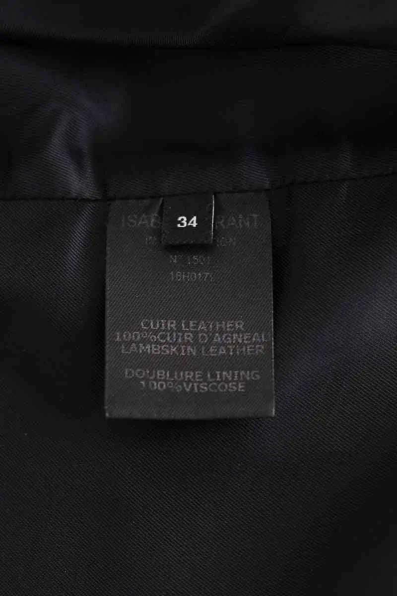 Jupe Isabel Marant Noir en Cuir