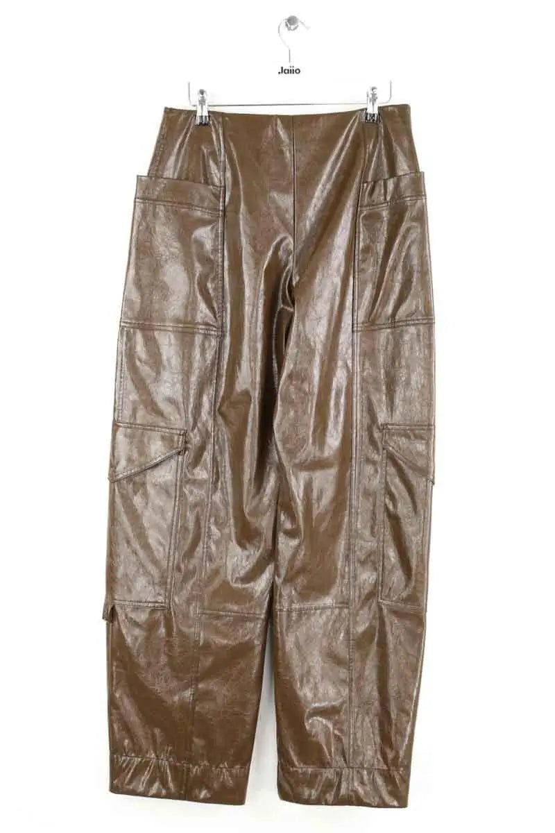 Pantalon large Ganni  Marron