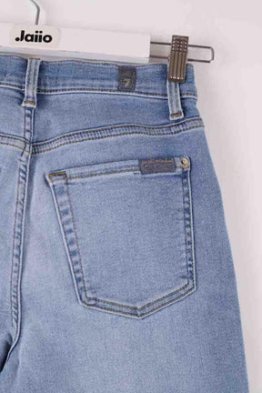 Droit 7 For All Mankind  Bleu