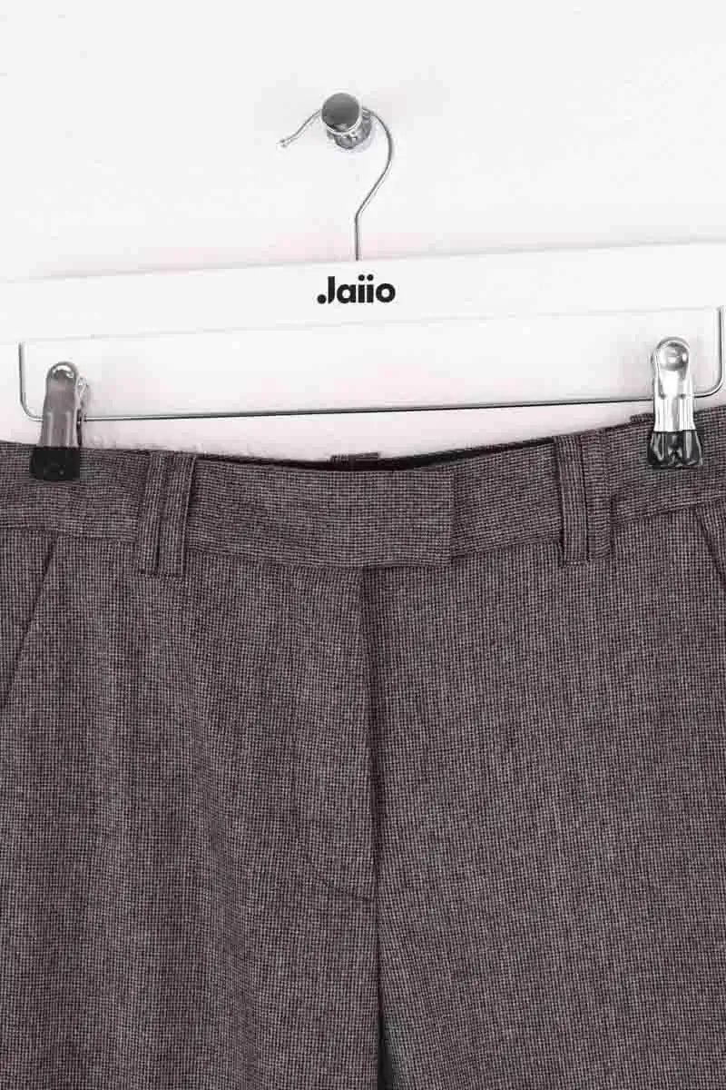 Pantalon droit Barbara Bui Noir en Laine