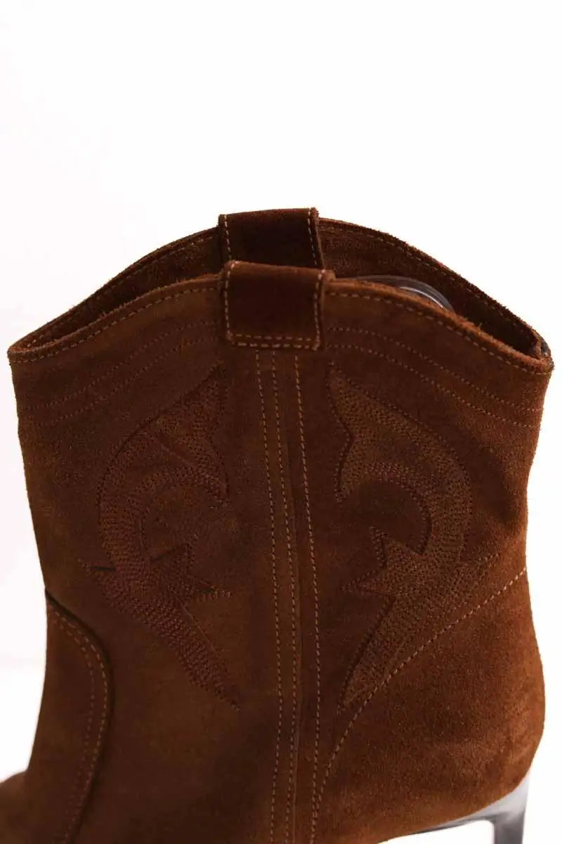 Talons Ba&Sh Marron en Daim