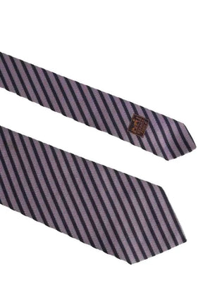 Cravate Hermès Violet en Soie