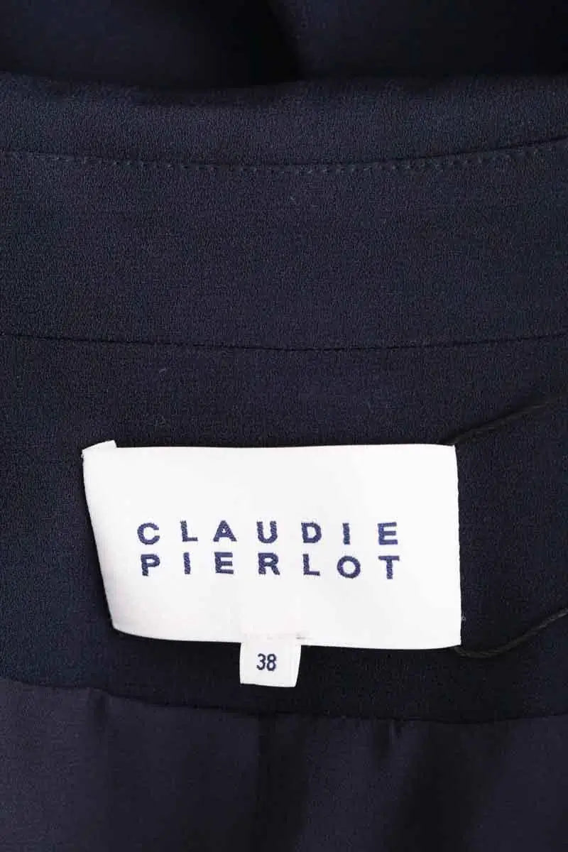 Veste Claudie Pierlot Bleu en Synthétique