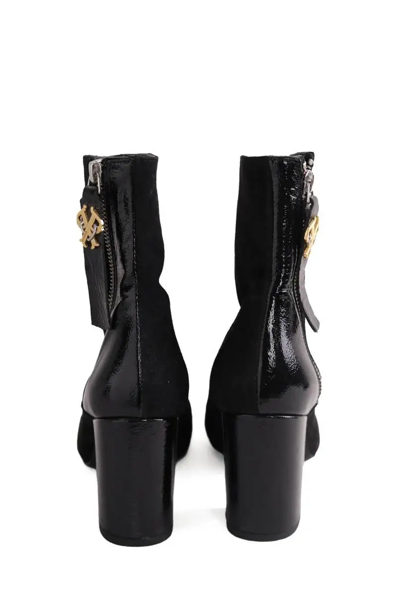 Boots Pinko Noir en Daim