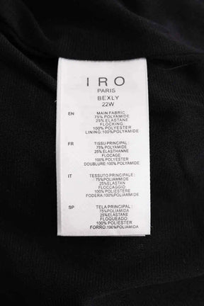 Robe Iro Noir en Synthétique