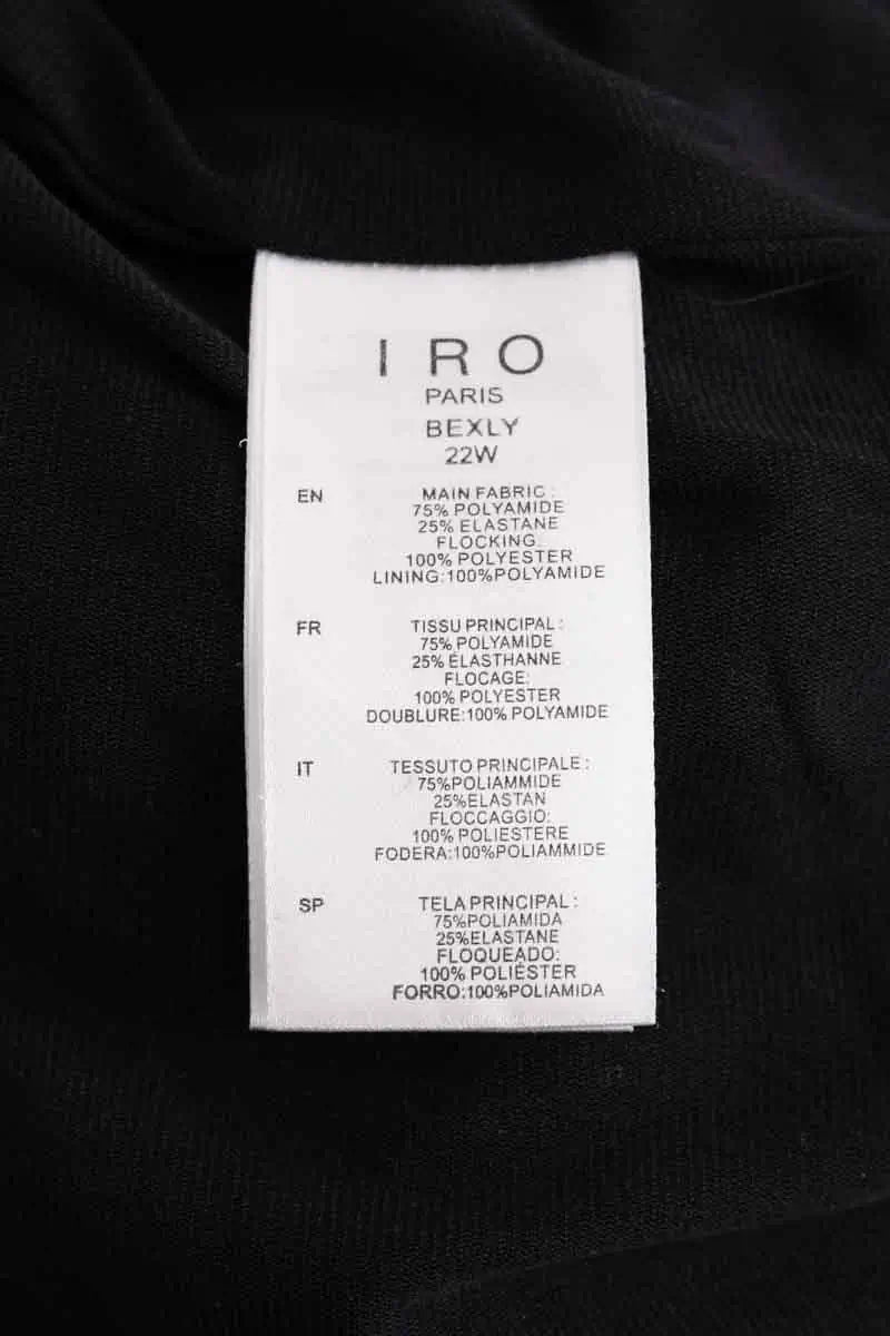 Robe Iro Noir en Synthétique