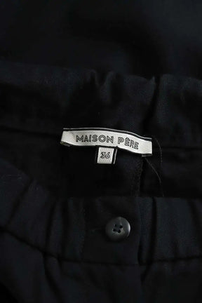 Pantalon Carot Maison Père  Noir