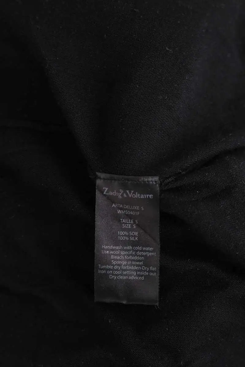 Robe Zadig & Voltaire Noir en Soie